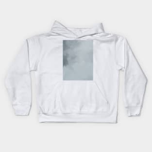 Tie Dye 004: Minimal Blue Cloud Kids Hoodie